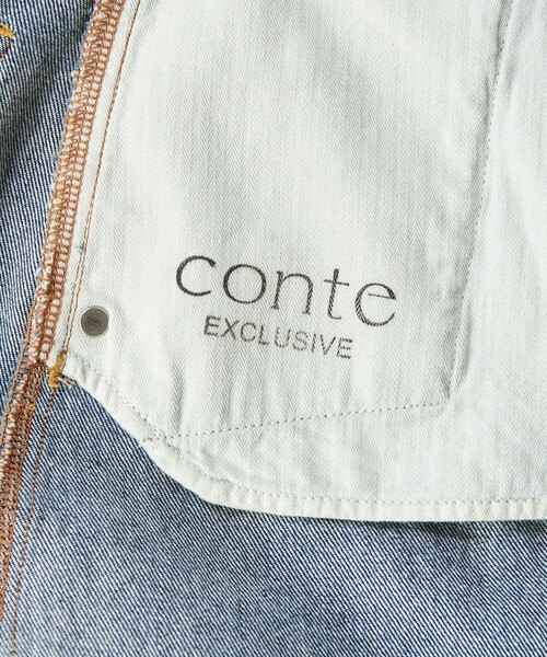 別注】＜upper hights for conte＞タックデニムパンツ UN