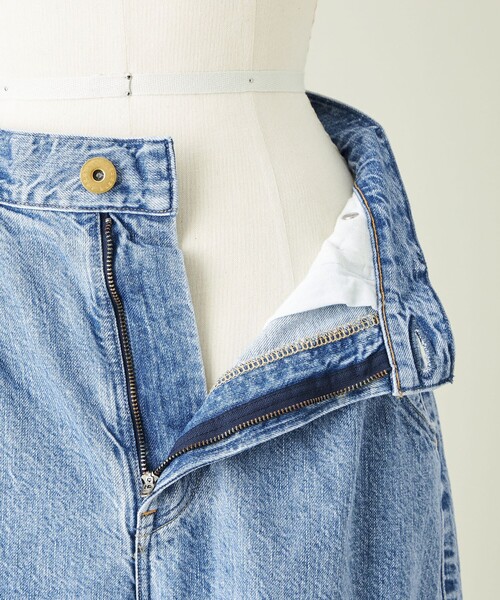 upper hights for conte タックデニムパンツ UN XS 別注】＜upper hights for conte＞タックデニムパンツ UN（デニム