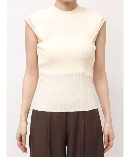 LAGUNAMOON（ラグナムーン）の「【追加生産/新色追加】カバースリーブシアーニットプルオーバー（ニット/セーター・レディース・ブラック/グレー/ホワイト/グリーン/ピンク・FREE）」の15枚目の写真