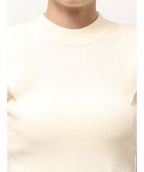 LAGUNAMOON（ラグナムーン）の「【追加生産/新色追加】カバースリーブシアーニットプルオーバー（ニット/セーター・レディース・ブラック/グレー/ホワイト/グリーン/ピンク・FREE）」の18枚目の写真