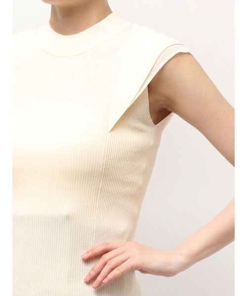 LAGUNAMOON（ラグナムーン）の「【追加生産/新色追加】カバースリーブシアーニットプルオーバー（ニット/セーター・レディース・ブラック/グレー/ホワイト/グリーン/ピンク・FREE）」の19枚目の写真