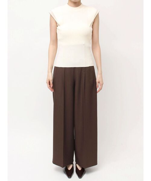 LAGUNAMOON（ラグナムーン）の「【追加生産/新色追加】カバースリーブシアーニットプルオーバー（ニット/セーター・レディース・ブラック/グレー/ホワイト/グリーン/ピンク・FREE）」の22枚目の写真