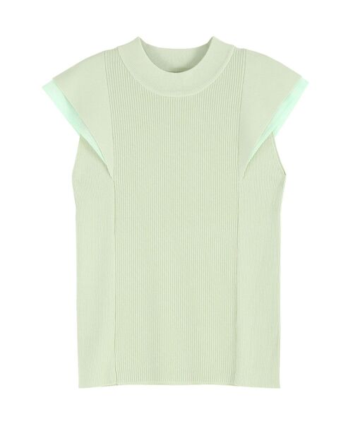 追加生産/新色追加】カバースリーブシアーニットプルオーバー（ニット