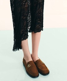CHARLES & KEITH | Marley マーリー メタリックアクセントローファー(ローファー)