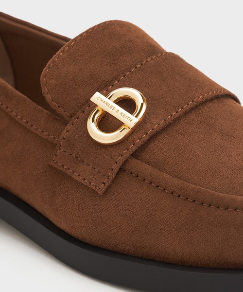 CHARLES & KEITH（チャールズ & キース）の「Marley マーリー メタリックアクセントローファー（ローファー・レディース・ブラック系その他7/ライトブラウン・22.5cm/25cm/24.5cm/23.5cm/23cm/25.5cm）」の13枚目の写真