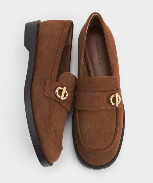 CHARLES & KEITH（チャールズ & キース）の「Marley マーリー メタリックアクセントローファー（ローファー・レディース・ブラック系その他7/ライトブラウン・22.5cm/25cm/24.5cm/23.5cm/23cm/25.5cm）」の14枚目の写真