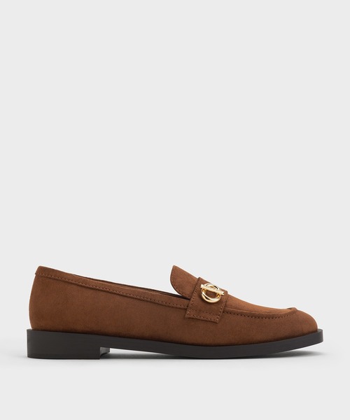 CHARLES & KEITH（チャールズ & キース）の「Marley マーリー メタリックアクセントローファー（ローファー・レディース・ブラック系その他7/ライトブラウン・22.5cm/25cm/24.5cm/23.5cm/23cm/25.5cm）」の10枚目の写真