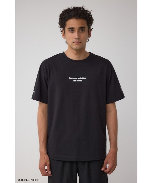 AZUL by moussy(アズールバイマウジー)の「【BREAKINGDOWN×範馬刃牙×AZUL】コラボC/NTシャツ(Tシャツ/カットソー・メンズ・ホワイト/ブラック・MEDIUM/LARGE)」の4枚目の写真