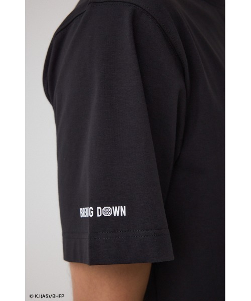 AZUL by moussy(アズールバイマウジー)の「【BREAKINGDOWN×範馬刃牙×AZUL】コラボC/NTシャツ(Tシャツ/カットソー・メンズ・ホワイト/ブラック・MEDIUM/LARGE)」の11枚目の写真