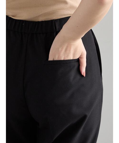 Te chichi(テチチ)の「【松井愛莉着用】ドライダブルクロスフレアストレートパンツ(その他パンツ・レディース・カーキ/ベージュ/ブラック・F)」の21枚目の写真