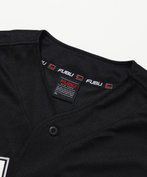 FUBU( フブ)の「【FUBU/フブ】Baseball Shirts/ベースボールシャツ(Tシャツ/カットソー・メンズ・ホワイト/ブラック/ネイビー・M/XL/L/XXL)」の4枚目の写真