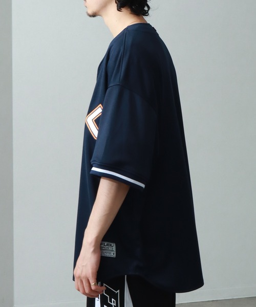 FUBU( フブ)の「【FUBU/フブ】Baseball Shirts/ベースボールシャツ(Tシャツ/カットソー・メンズ・ホワイト/ブラック/ネイビー・M/XL/L/XXL)」の16枚目の写真
