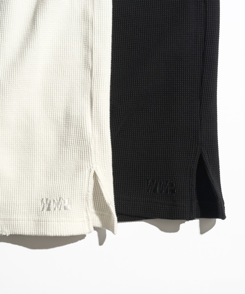 WETTEMPT(ウィテンプト)の「DAMAGED WAFFLE TANK / ダメージワッフルタンク(タンクトップ・メンズ・オフホワイト/ブラック・MEDIUM/LARGE)」の19枚目の写真