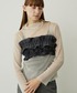 SEN TOKYO（セントーキョー）の「全骨格対応で着回し自在ギャザーフリルビスチェ　パーティー ドレス 結婚式 お呼ばれ オケージョン（キャミソール・FREE）」