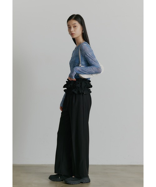 新品　ETRETOKYO フリルキャミソール 全骨格対応で着回し自在ギャザーフリルビスチェ（キャミソール）｜SEN