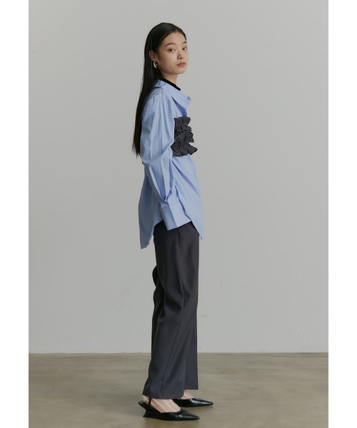 全骨格対応で着回し自在ギャザーフリルビスチェ（キャミソール）｜SEN