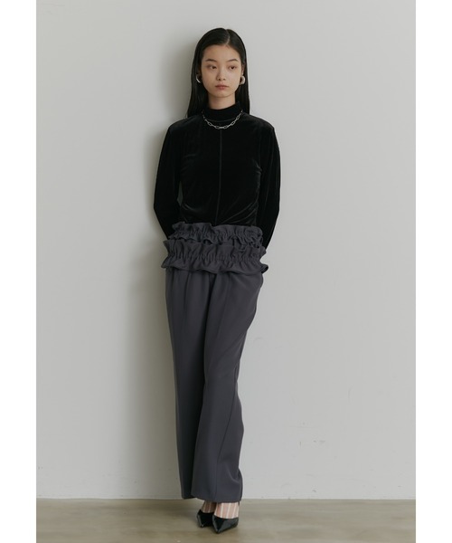 全骨格対応で着回し自在ギャザーフリルビスチェ（キャミソール）｜SEN