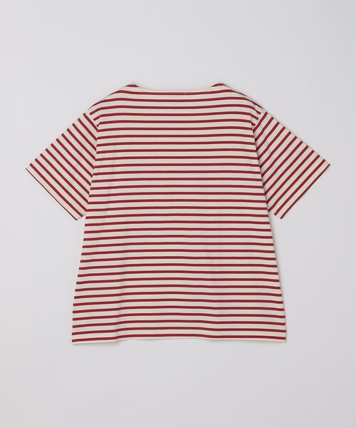 SHIPS(シップス)の「SHIPS: ショートスリーブ ボーダー バスク シャツ(Tシャツ/カットソー・メンズ・チャコールグレー/オフホワイト/レッド/グリーン/ネイビー・MEDIUM/X-LARGE/SMALL/LARGE)」の7枚目の写真