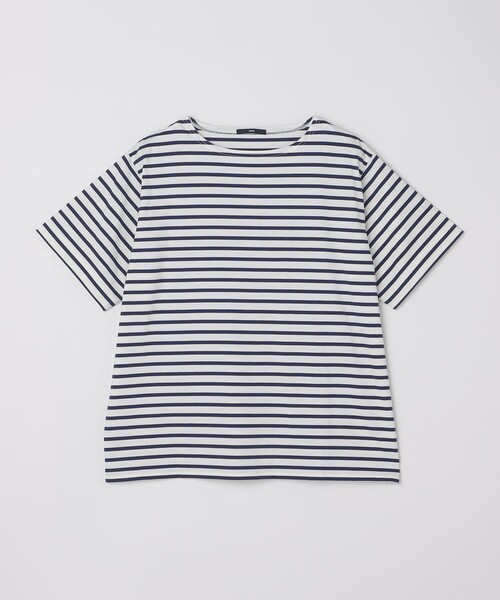 SHIPS(シップス)の「SHIPS: ショートスリーブ ボーダー バスク シャツ(Tシャツ/カットソー・メンズ・チャコールグレー/オフホワイト/レッド/グリーン/ネイビー・MEDIUM/X-LARGE/SMALL/LARGE)」の13枚目の写真