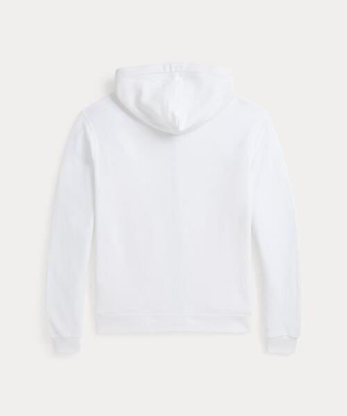 POLO RALPH LAUREN(ポロ ラルフ ローレン)の「コットン フリース フルジップ フーディ(パーカー・レディース・ホワイト・S/M/L/XL/XS)」の2枚目の写真