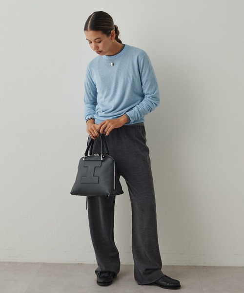 IACUCCI（イアクッチ）の「ギブリ MS ALCE（ボストンバッグ・レディース・ブラウン/ライトグリーン/グレイッシュベージュ/ブラック/ネイビー・FREE）」の6枚目の写真