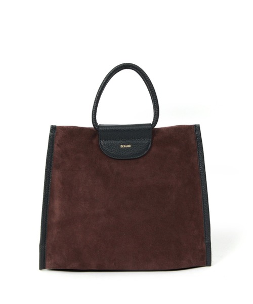 Beau're（ヴュレ）の「BEAURE Suede 2Way ショルダー Bag（ショルダーバッグ・レディース・アイボリー/チョコ/カーキ・FREE）」の6枚目の写真