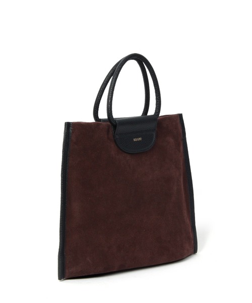 Beau're（ヴュレ）の「BEAURE Suede 2Way ショルダー Bag（ショルダーバッグ・レディース・アイボリー/チョコ/カーキ・FREE）」の5枚目の写真