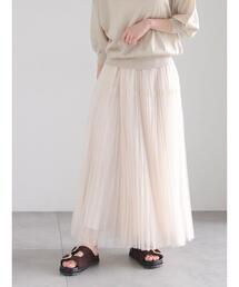 Te chichi（テチチ）の「レースプリーツロングスカート（スカート）」