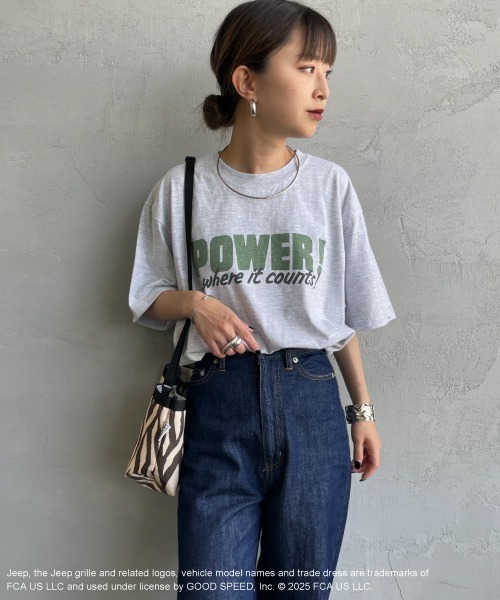新品❤︎ GOOD ROCK SPEED Jeep ロゴプリント　Tシャツ 半袖 GOOD ROCK SPEED tシャツ 「GOOD SPEED」Jeep(R)プリントTシャツ