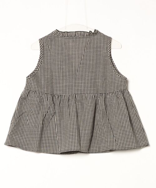 セール】【Y2Kガーリー】フリルチェック柄リボンベスト（ノースリーブ