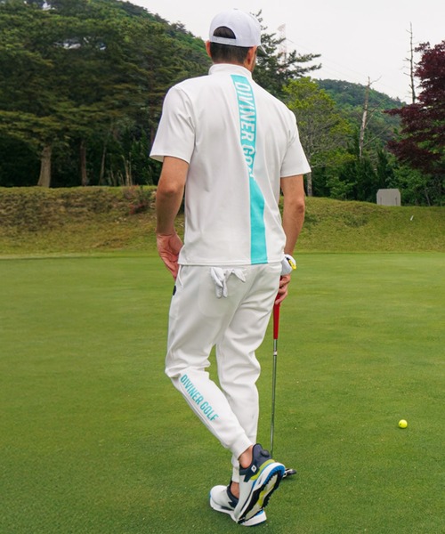 DIVINER GOLF】裾ロゴジョガーパンツ ゴルフウェア メンズ ストレッチ