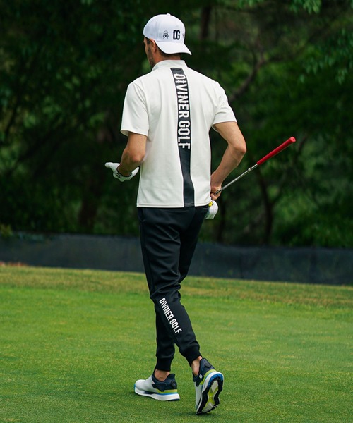 DIVINER GOLF】裾ロゴジョガーパンツ ゴルフウェア メンズ ストレッチ