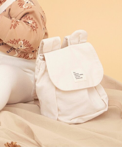 BREEZE(ブリーズ)の「くまさんベビーリュック(バックパック/リュック・キッズ・アイボリー・FREE)」の3枚目の写真