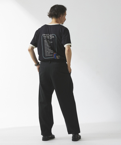 JOURNAL STANDARD relume（ジャーナルスタンダード　レリューム）の「リネンブレンド 1タック ”レイジー” パンツ（スラックス・メンズ・ライトグレー/ブルー/ブラック/カーキ・SMALL/MEDIUM/LARGE）」の7枚目の写真