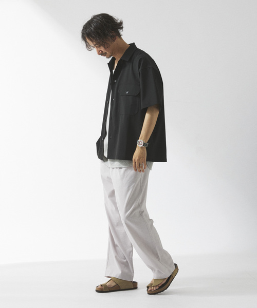 リネンブレンド 1タック ”レイジー” パンツ（スラックス）｜JOURNAL