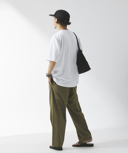 JOURNAL STANDARD relume（ジャーナルスタンダード　レリューム）の「リネンブレンド 1タック ”レイジー” パンツ（スラックス・メンズ・ライトグレー/ブルー/ブラック/カーキ・SMALL/MEDIUM/LARGE）」の19枚目の写真