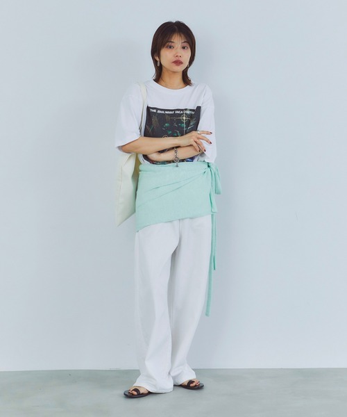 LIENCOEUR（リアンクール）の「レイヤードニットビスチェ/ラップスカート（チューブトップ・レディース・ミント/ベージュ/ブラック/ブラウン/グレー・FREE）」の15枚目の写真