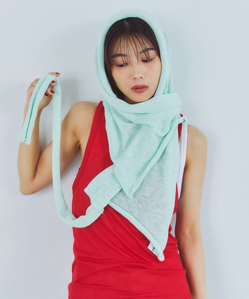 LIENCOEUR（リアンクール）の「レイヤードニットビスチェ/ラップスカート（チューブトップ・レディース・ミント/ベージュ/ブラック/ブラウン/グレー・FREE）」の12枚目の写真