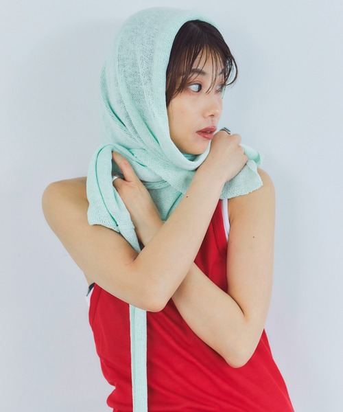 LIENCOEUR（リアンクール）の「レイヤードニットビスチェ/ラップスカート（チューブトップ・レディース・ミント/ベージュ/ブラック/ブラウン/グレー・FREE）」の13枚目の写真