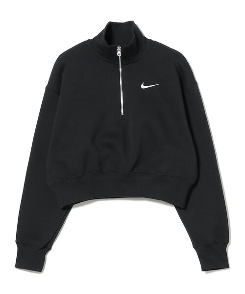 NIKE（ナイキ）の「【WEB限定】NIKE / 1/2ジップ クロップ スウェットシャツ（スウェット・レディース・ホワイト/ブラック・MEDIUM/LARGE）」の22枚目の写真