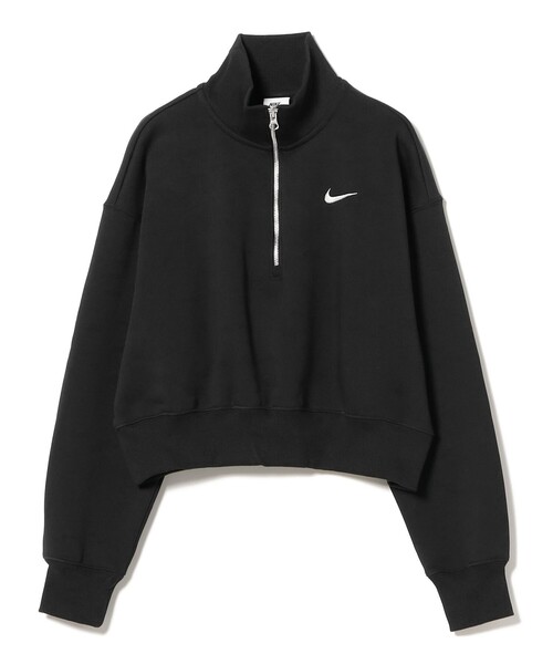 NIKE（ナイキ）の「【WEB限定】NIKE / 1/2ジップ クロップ スウェットシャツ（スウェット・レディース・ホワイト/ブラック・MEDIUM/LARGE）」の13枚目の写真