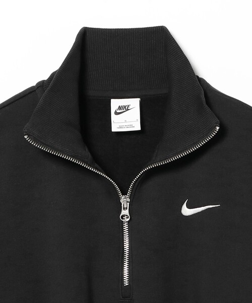 NIKE（ナイキ）の「【WEB限定】NIKE / 1/2ジップ クロップ スウェットシャツ（スウェット・レディース・ホワイト/ブラック・MEDIUM/LARGE）」の14枚目の写真