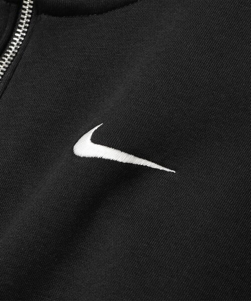 NIKE（ナイキ）の「【WEB限定】NIKE / 1/2ジップ クロップ スウェットシャツ（スウェット・レディース・ホワイト/ブラック・MEDIUM/LARGE）」の9枚目の写真