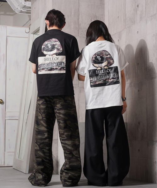 #MEMORY（メモリー）の「【MEMORY】カモフラバブ 半袖 Tシャツ / Camouflage Bub S/S Tee / ヘビーウェイト コンパクトTシャツ（Tシャツ/カットソー・メンズ・ホワイト/ブラック/チャコールグレー/ホワイト系・M/L/XL）」の9枚目の写真