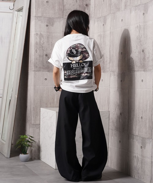 #MEMORY（メモリー）の「【MEMORY】カモフラバブ 半袖 Tシャツ / Camouflage Bub S/S Tee / ヘビーウェイト コンパクトTシャツ（Tシャツ/カットソー・メンズ・ホワイト/ブラック/チャコールグレー/ホワイト系・M/L/XL）」の17枚目の写真