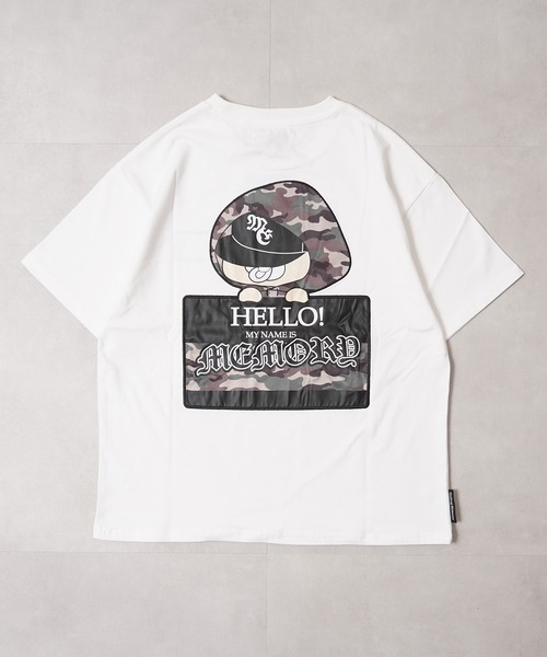 #MEMORY（メモリー）の「【MEMORY】カモフラバブ 半袖 Tシャツ / Camouflage Bub S/S Tee / ヘビーウェイト コンパクトTシャツ（Tシャツ/カットソー・メンズ・ホワイト/ブラック/チャコールグレー/ホワイト系・M/L/XL）」の11枚目の写真
