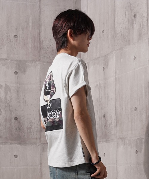 #MEMORY（メモリー）の「【MEMORY】カモフラバブ 半袖 Tシャツ / Camouflage Bub S/S Tee / ヘビーウェイト コンパクトTシャツ（Tシャツ/カットソー・メンズ・ホワイト/ブラック/チャコールグレー/ホワイト系・M/L/XL）」の21枚目の写真
