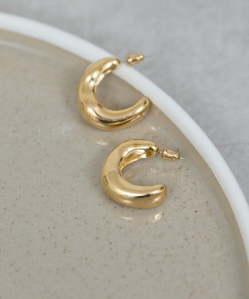 GALLARDAGALANTE（ガリャルダガランテ）の「プランプフープピアス（ピアス（両耳用）・レディース・シルバー/ゴールド・FREE）」の5枚目の写真