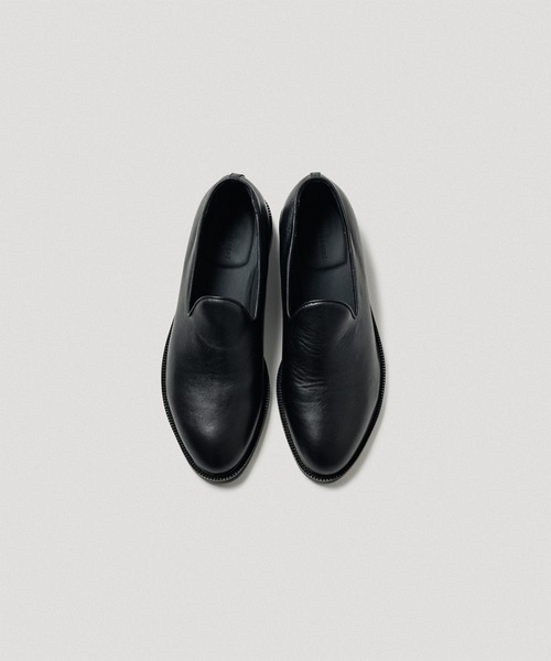 ADAM ET ROPE'(アダムエロペ)の「レザースリッポン(スリッポン・メンズ・ブラック/ブラック系その他2・41/40/43/42)」の10枚目の写真