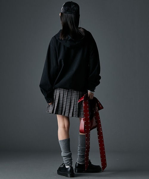 GEVS.（ジェイヴィス）の「綿100％ベルト付アノラックパーカー＜大きいサイズ有＞GEVS.（パーカー・レディース・ベージュ/ブラック・L/M/5L/4L/3L/LL）」の10枚目の写真